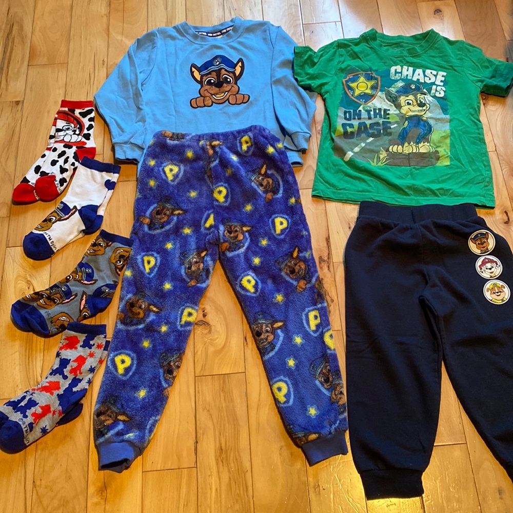 Paw Patrol Clothing Bundle 3-4T